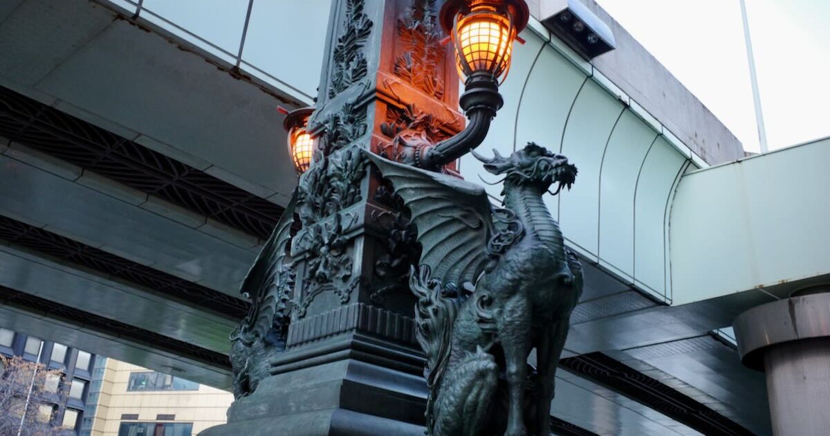 日本橋麒麟像の画像